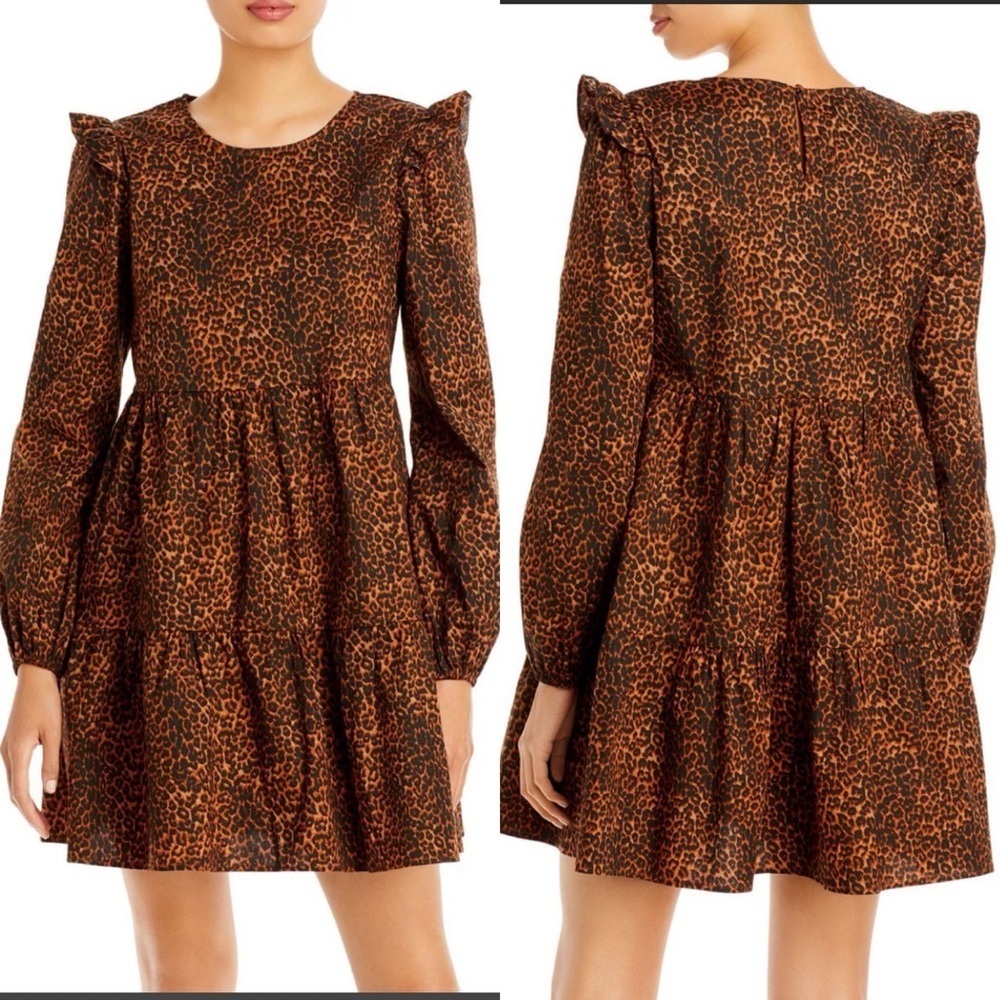 💃🏻WAYF Animal Print Dress - Picture 1 of 6